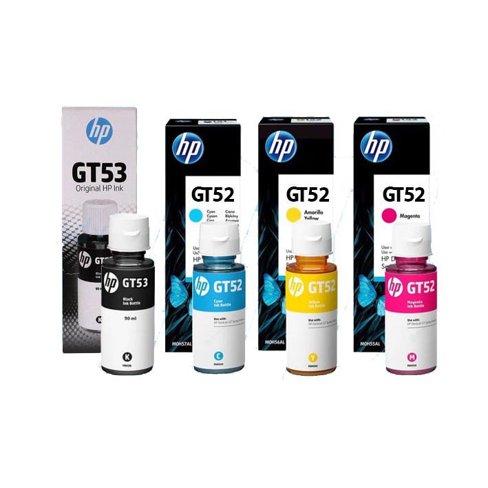 HP INK GT52/ HP GT53 Ink (BK C Y M)(NO BOX) Shopee Philippines