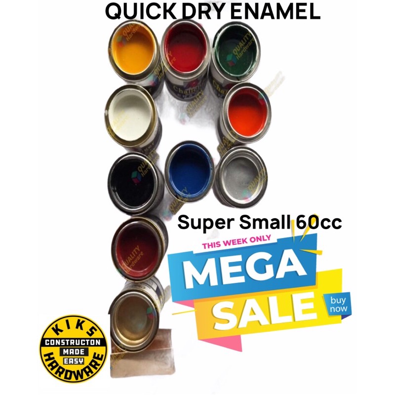 Qde Paint Small 60cc Yellow White Red Black Green Choco Brown Aluminum Blue Bronze Orange Silver Shopee Philippines