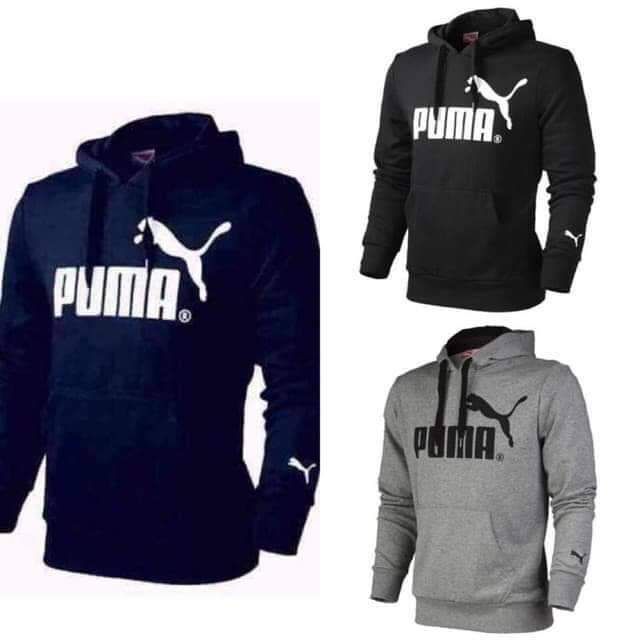 navy blue puma hoodie