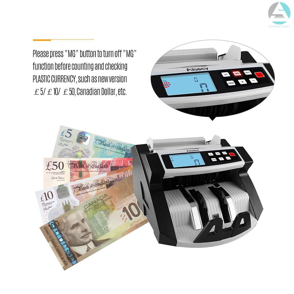 Money Cash Currency Automatic UV Bill Counter