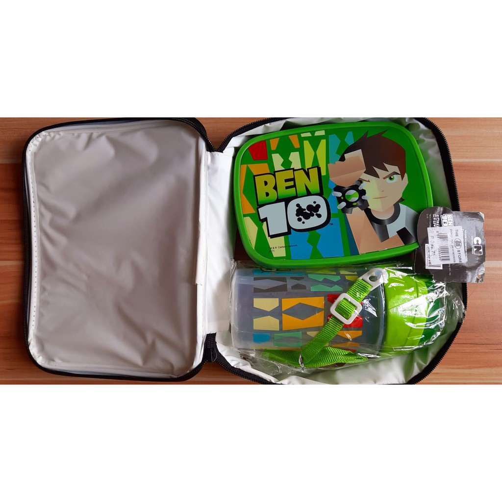 dubbel Verbazing gitaar Ben10 Lunch Box with Tumbler Ben 10 Bag | Ben10 Transparent bag lunch box  with tumbler |Water bottle | Shopee Philippines