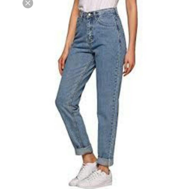 mom jeans bershka denim