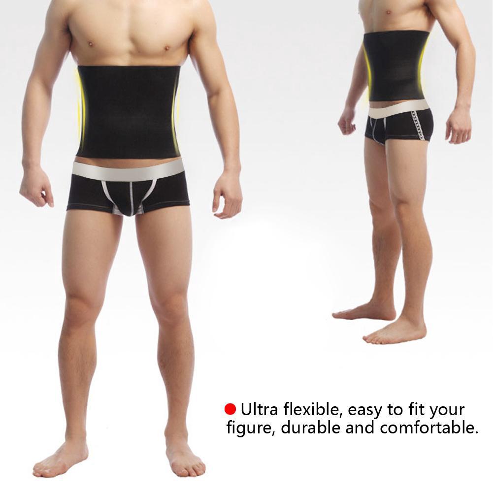 Men Slimming Belt Body Shaper Waist Beer Belly Abdomen Belt Compression Girdle #8