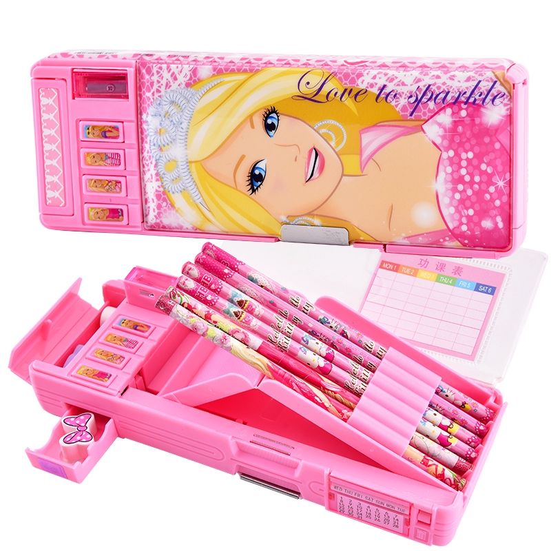 Barbie Colour Your Own Pencil Case Including Diary, Colour Change ...