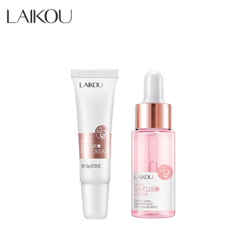 LAIKOU Sakura Eye Cream Reduce Wrinkle Face Serum Antiaging