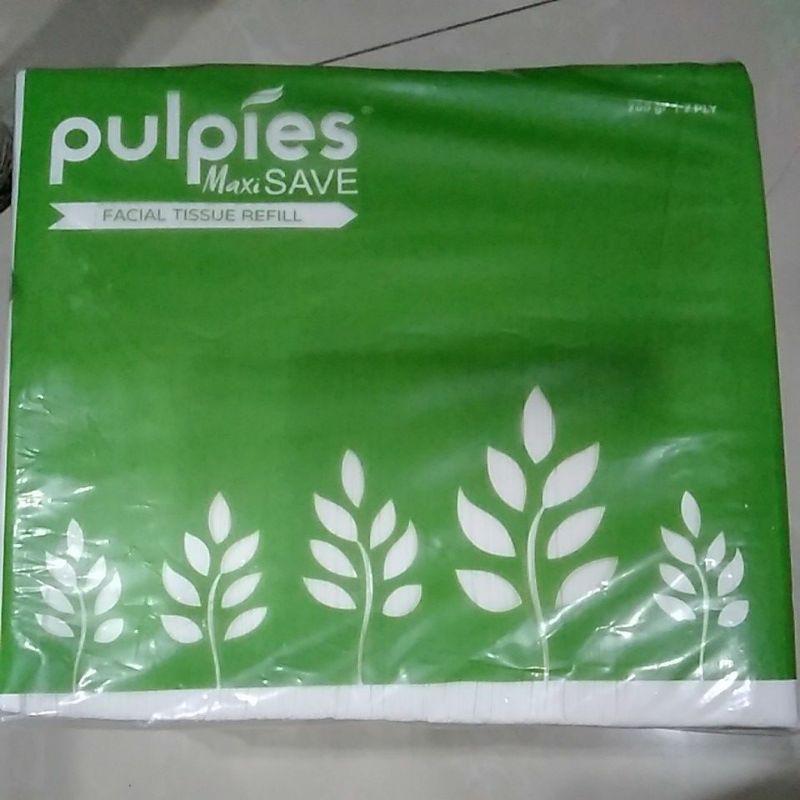 Pulpies maxi save facial tissue refill 700gr Shopee Philippines