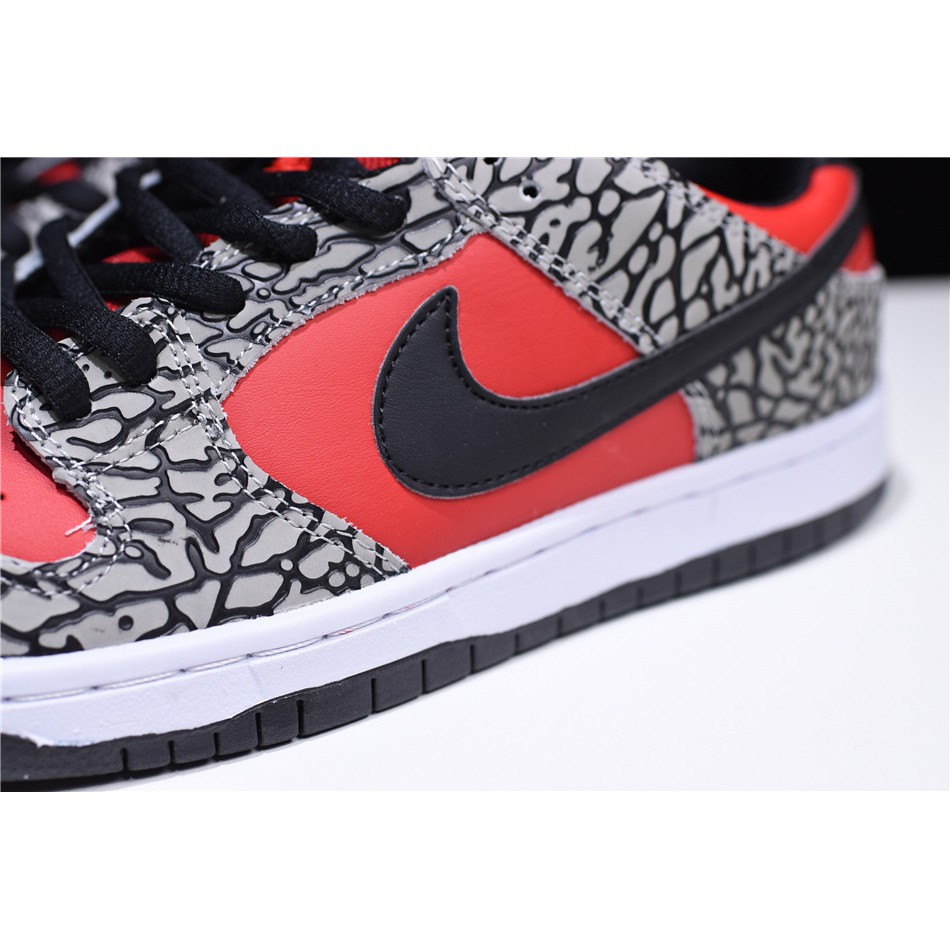 supreme dunk red cement