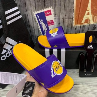 nike lakers slippers