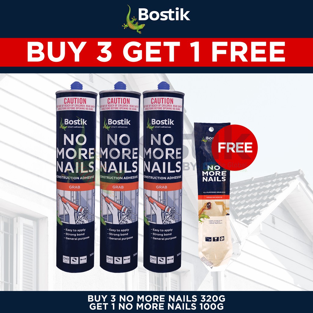 Buy 3 No more nails 300g Get 1 No more nails 100g Shopee Philippines