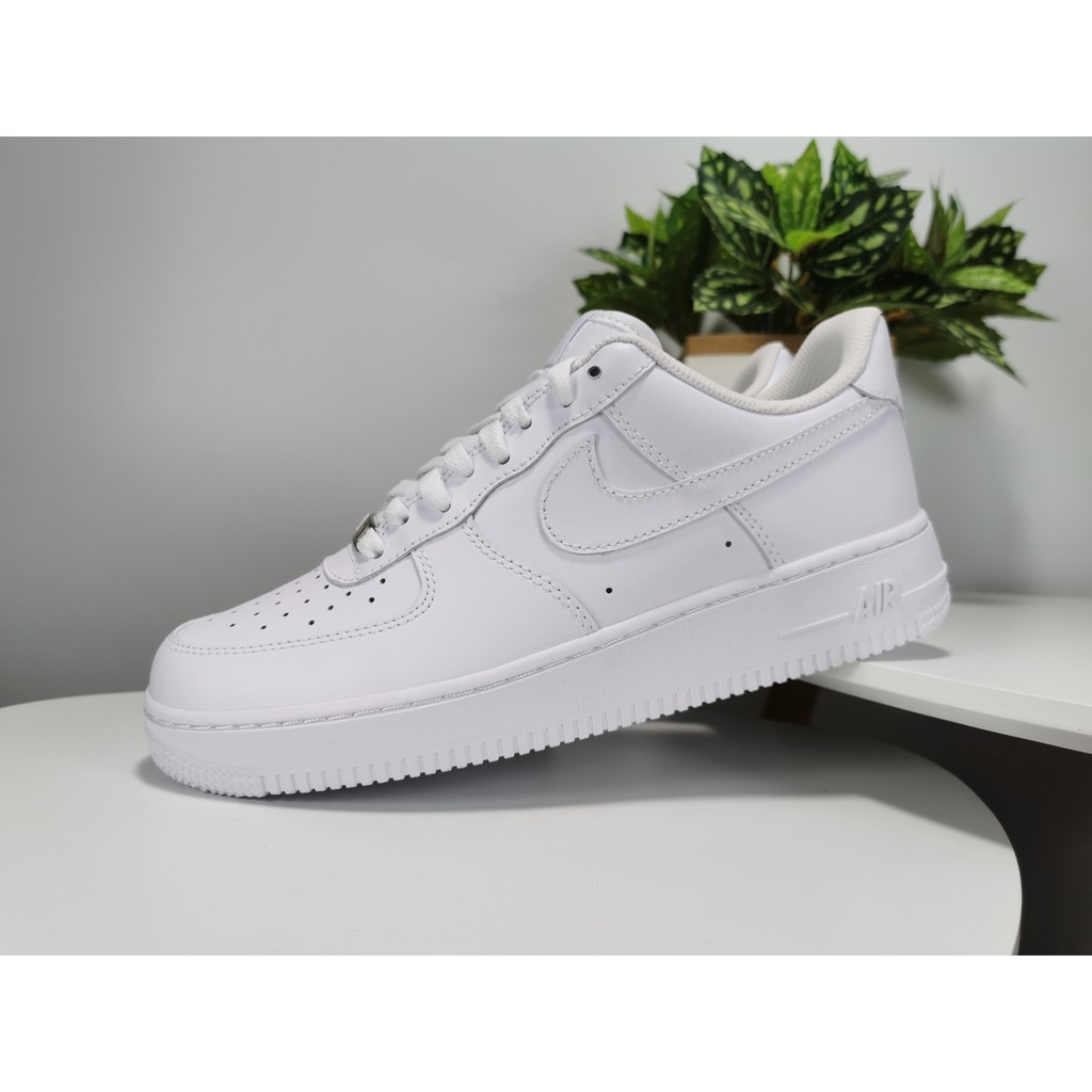 high top all white air force ones