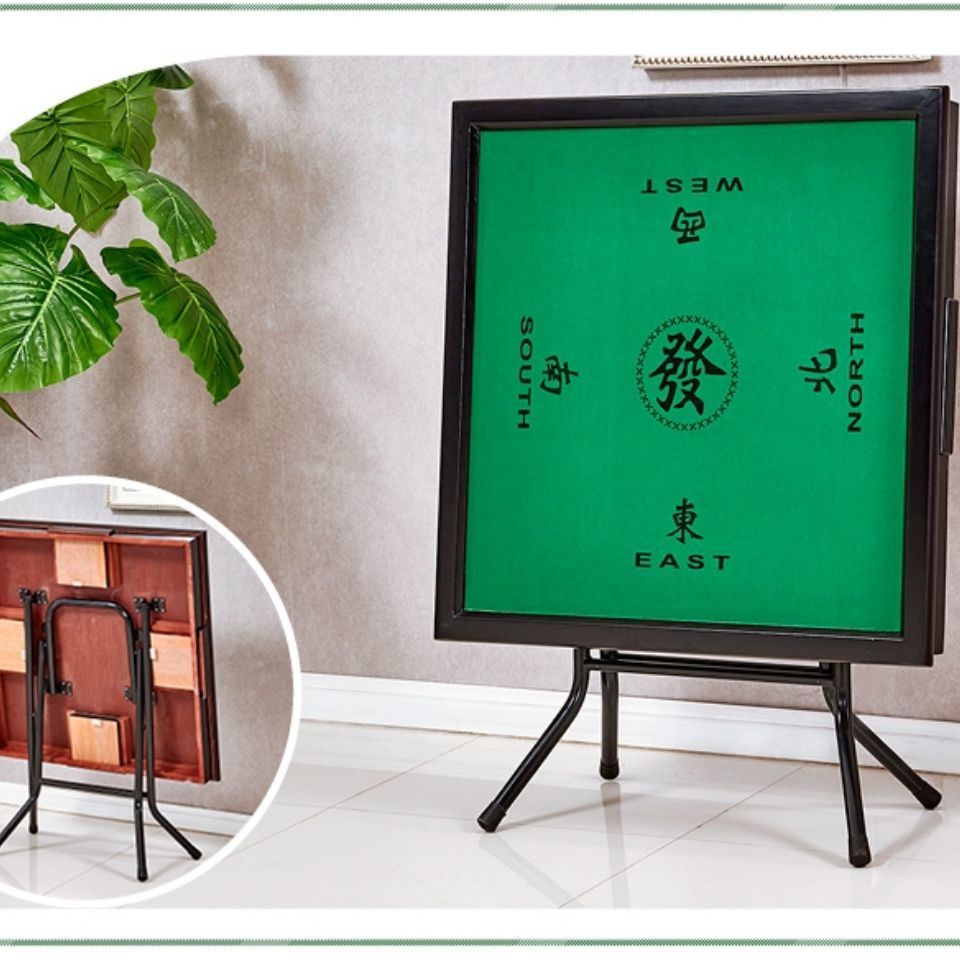 BWQV Foldable mahjong table hand rubbing mahjong table simple hand
