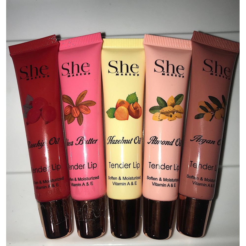 She Makeup Tender Lip Oil Gloss Lip Therapy Shopee Philippines