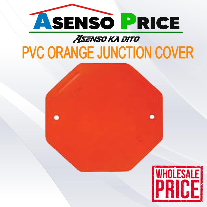 PVC Orange Junction Box Cover (Conduit)