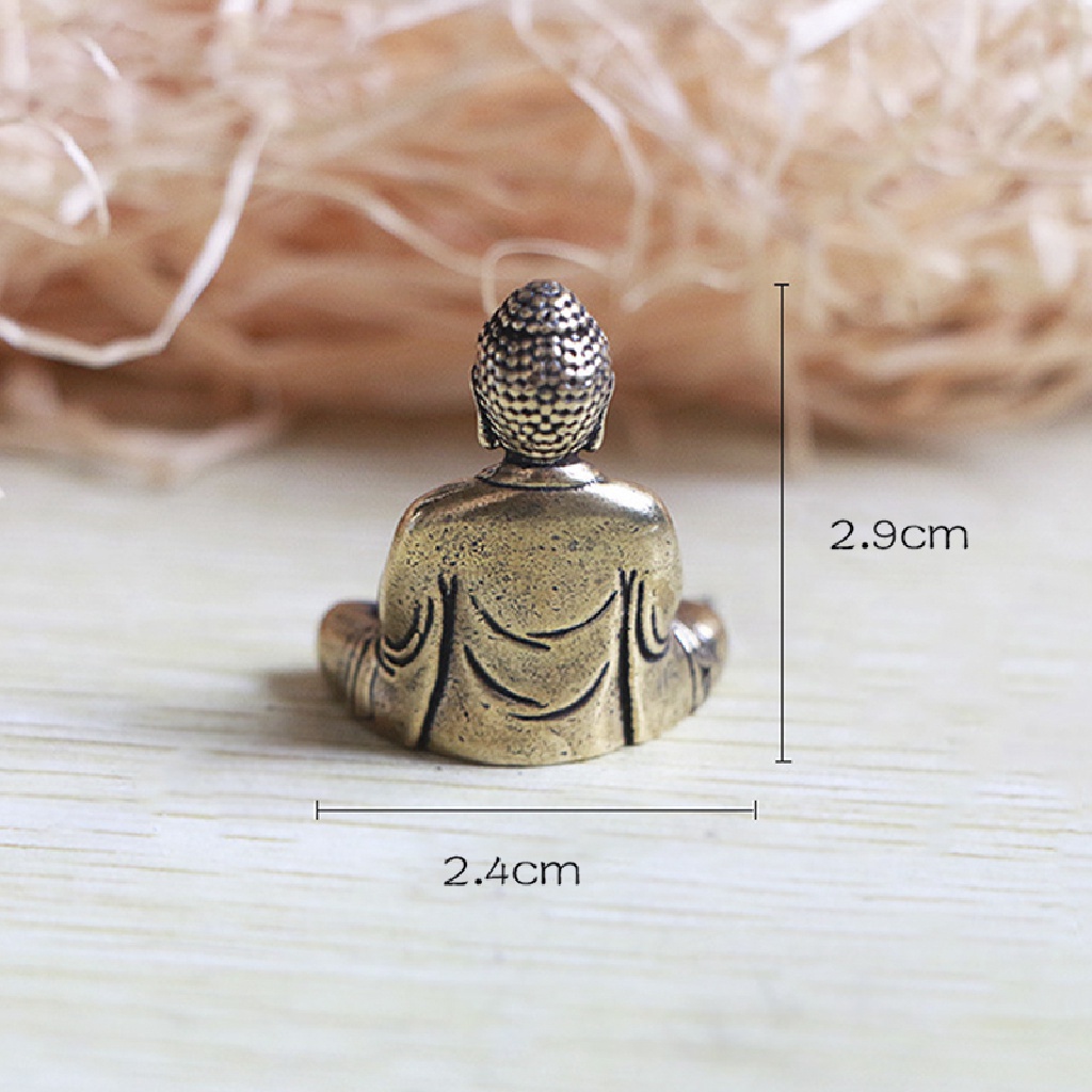 Meditation Buddha statue made of pure copper - Image 2