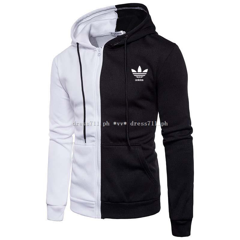 contrast color unisex hoodie