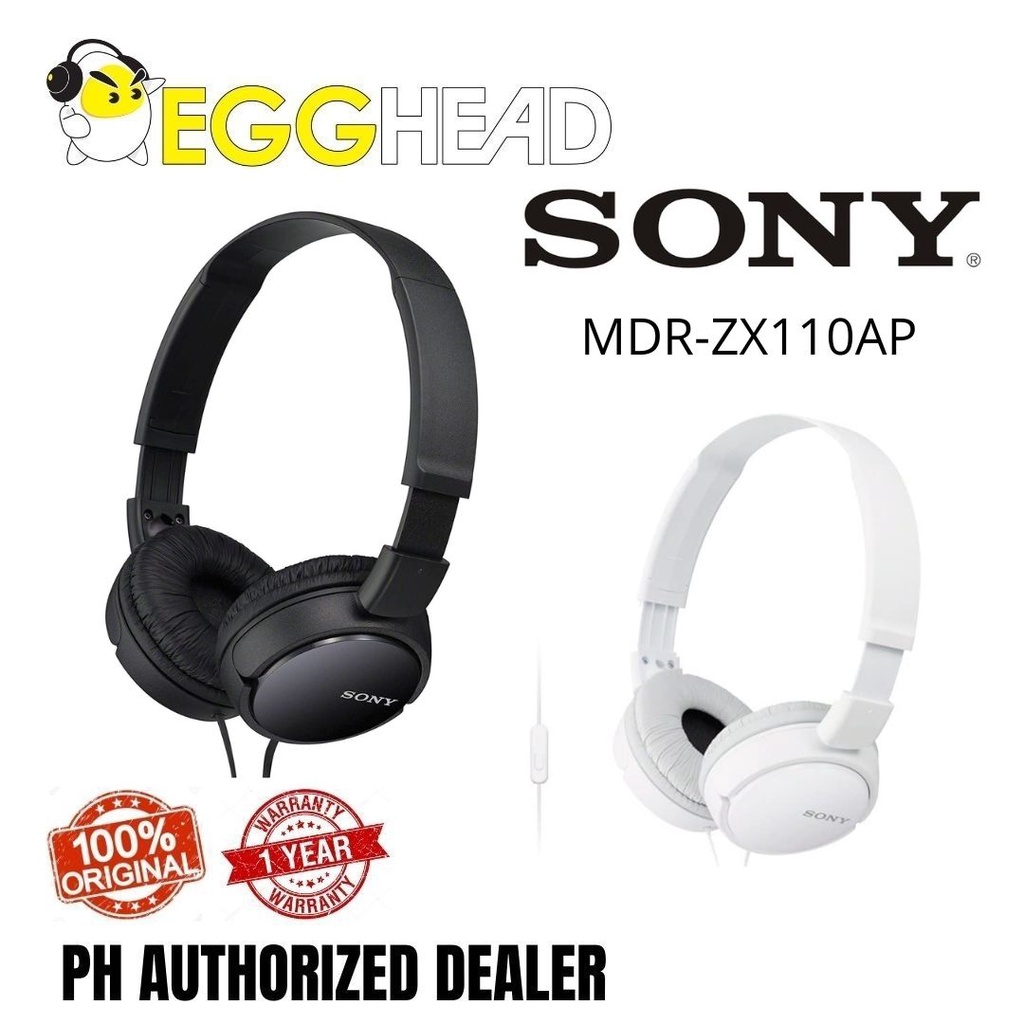 Sony MDRZX110AP Wired OnEar Headphones Shopee Philippines