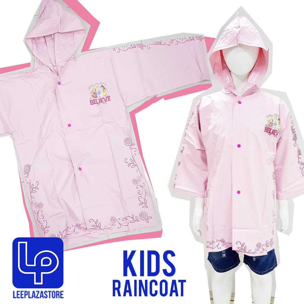 knee length raincoat with hood