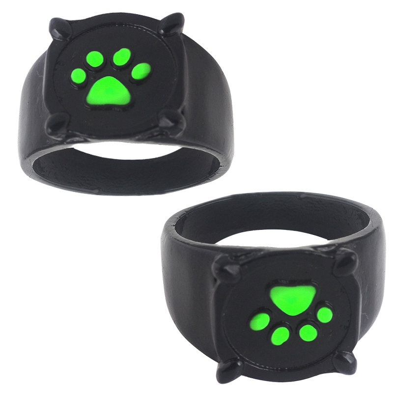 Miraculous Ladybug Chat Cat Noir Green Pawprint Ring Cartoon Cosplay Prop Gift Shopee Philippines