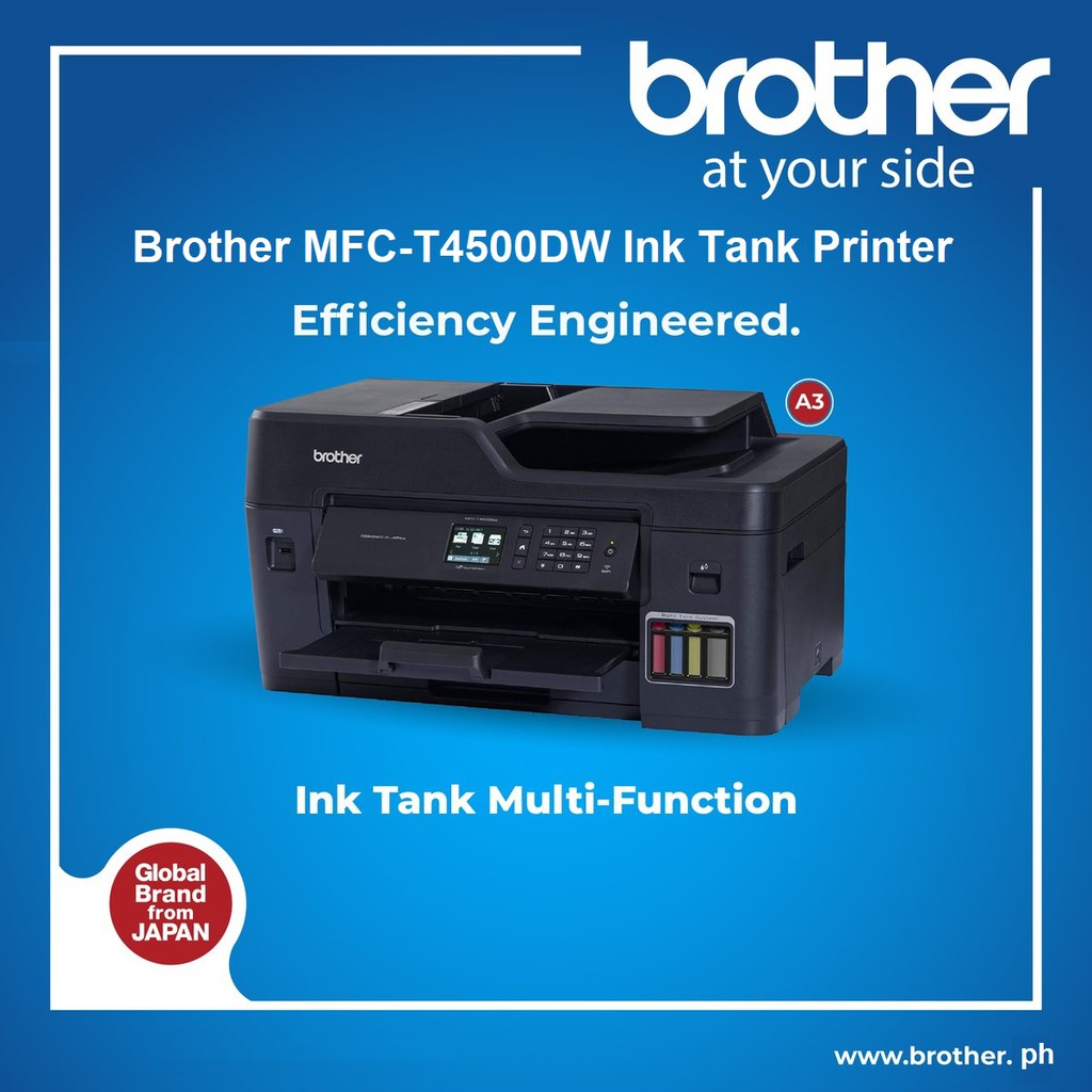 Brother MFCT4500DW A3 Ink Tank Printer Shopee Philippines