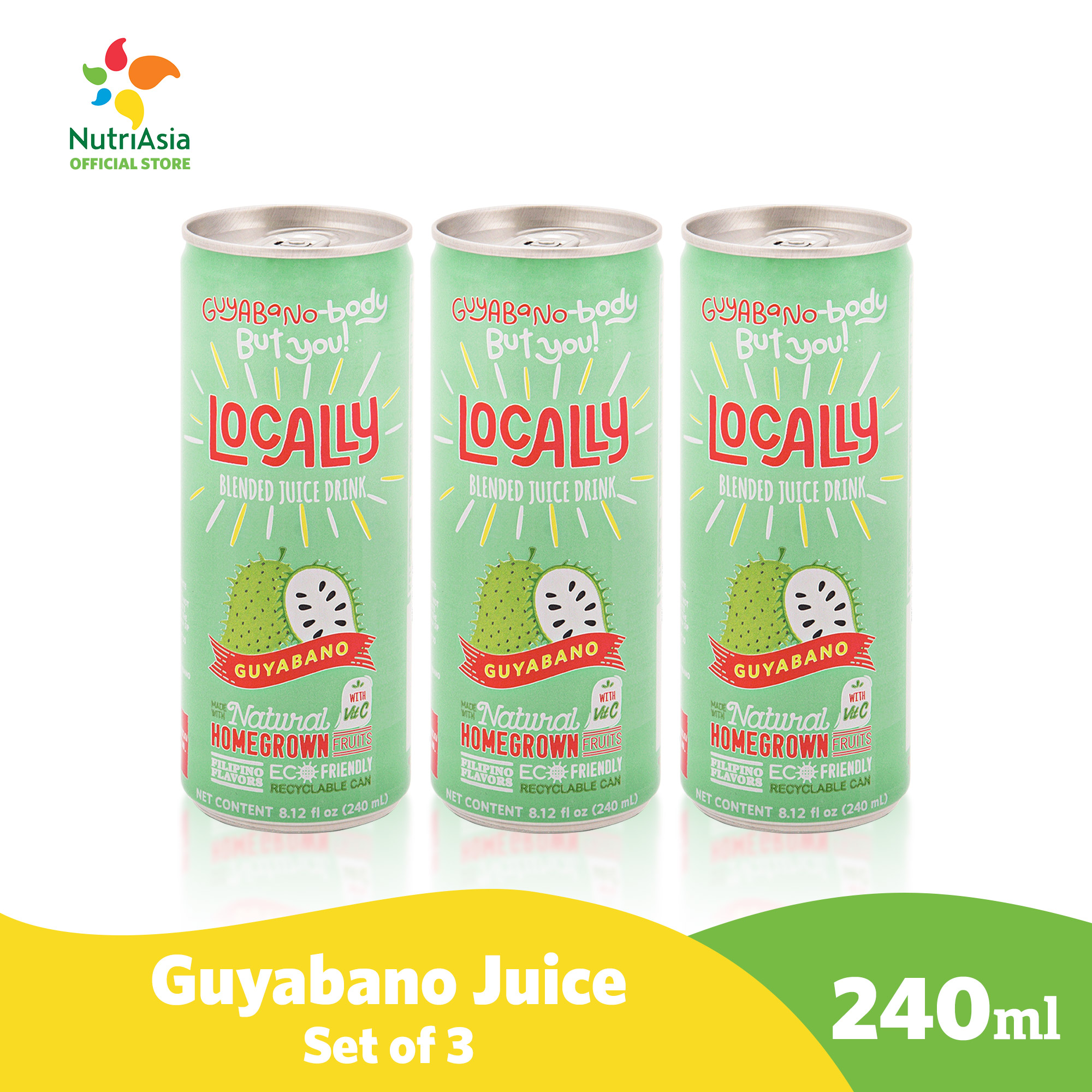 Locally Guyabano 240 Ml Set Of 3 Shopee Philippines