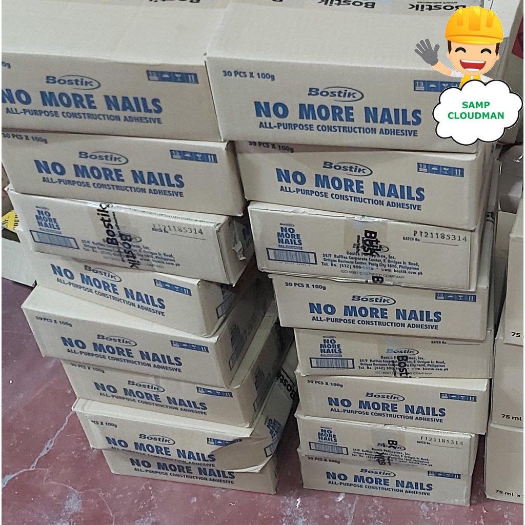 Original Bostik No More Nails 100g Or 320g Adhesives Liquid Nail Shopee Philippines