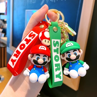 Cartoon Super Mario Keychain Small Gift Cartoon Ornaments Accessories