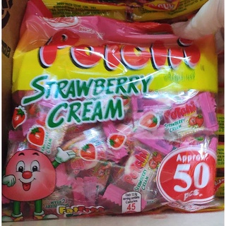 Potchi Strawberry Cream Candy 50S | Shopee Philippines