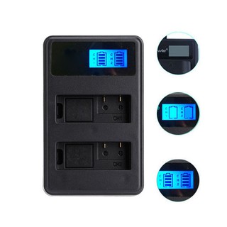NP-FW50 Battery LCD Dual Charger For Sony Alpha A6000 A6300 A6500 A7r A7 #3