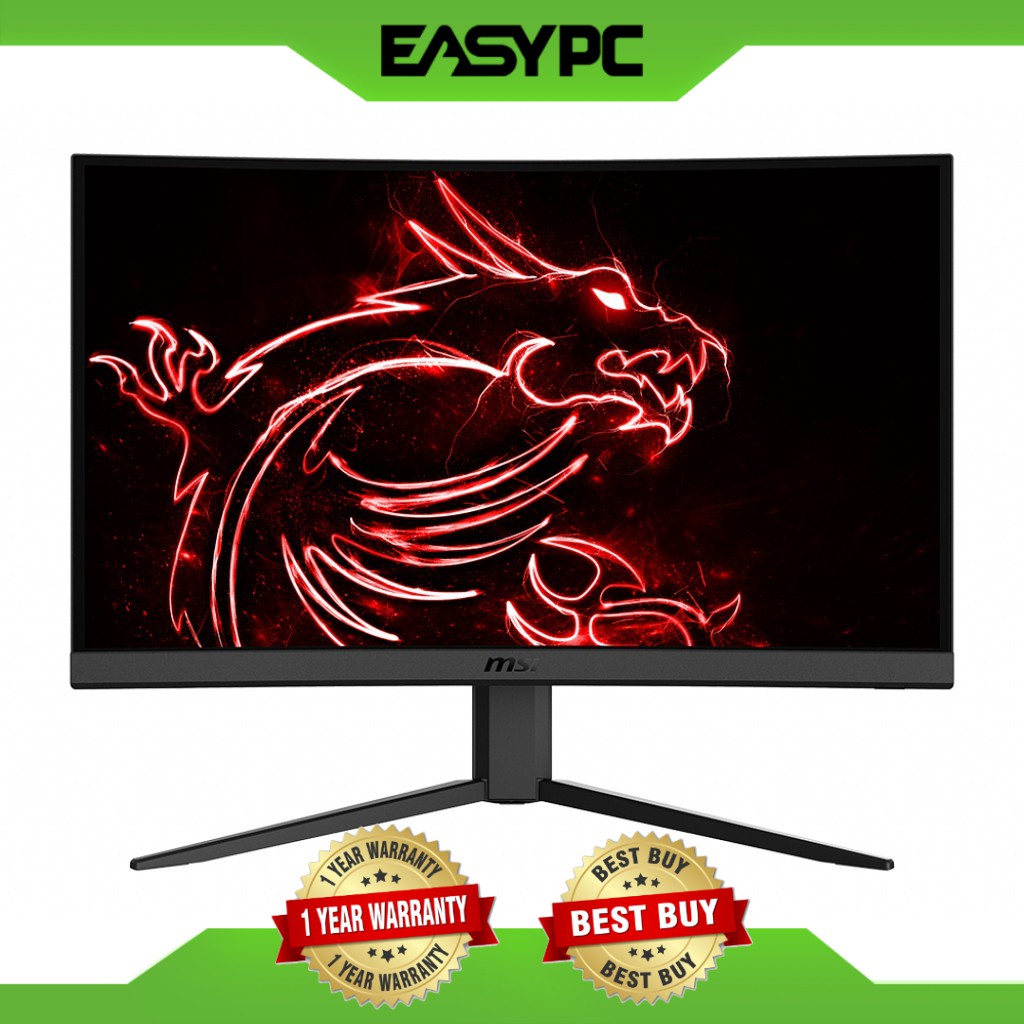 MSI Optix G24C4 24" 144Hz FHD VA Curved Gaming Monitor Shopee Philippines