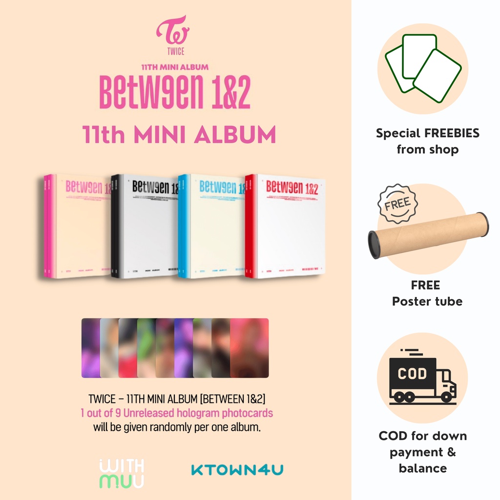 [ONHAND] TWICE BETWEEN 1&2 WITHMUU POB / Ktown4u 11th Mini Official