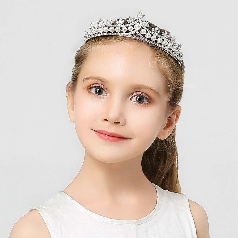 New Children's Crown Headdress Princess Girls Crown Crystal Little Girl Hair  Accessories for Kids Girl Dress Birthday Party | Shopee Philippines