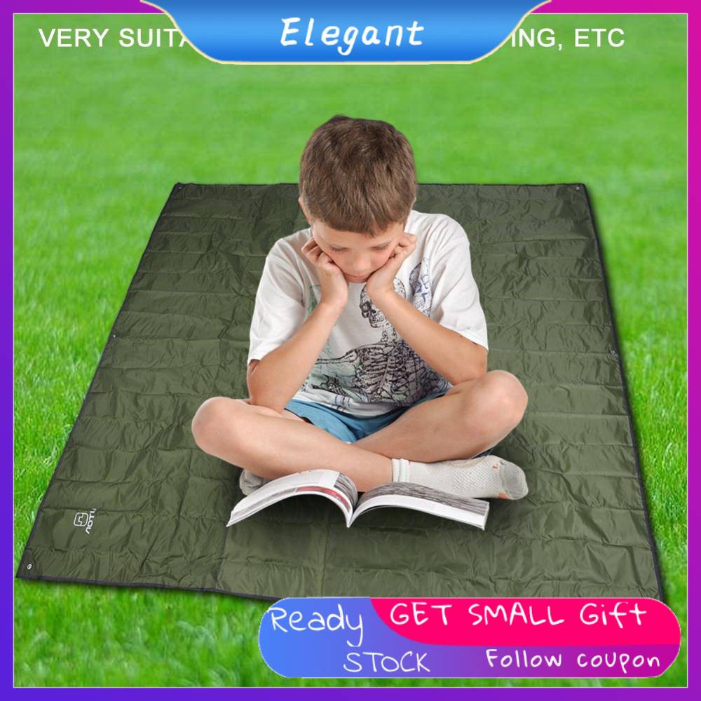 Ele Outdoor Portable Waterproof Tent Floor Mat Sleeping Pad Shopee Philippines