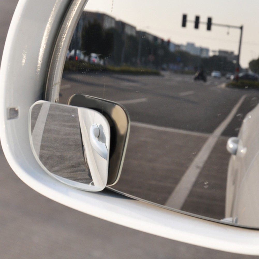 2pcs Car Styling Frameless Car Rear View Mirror 360 Degree