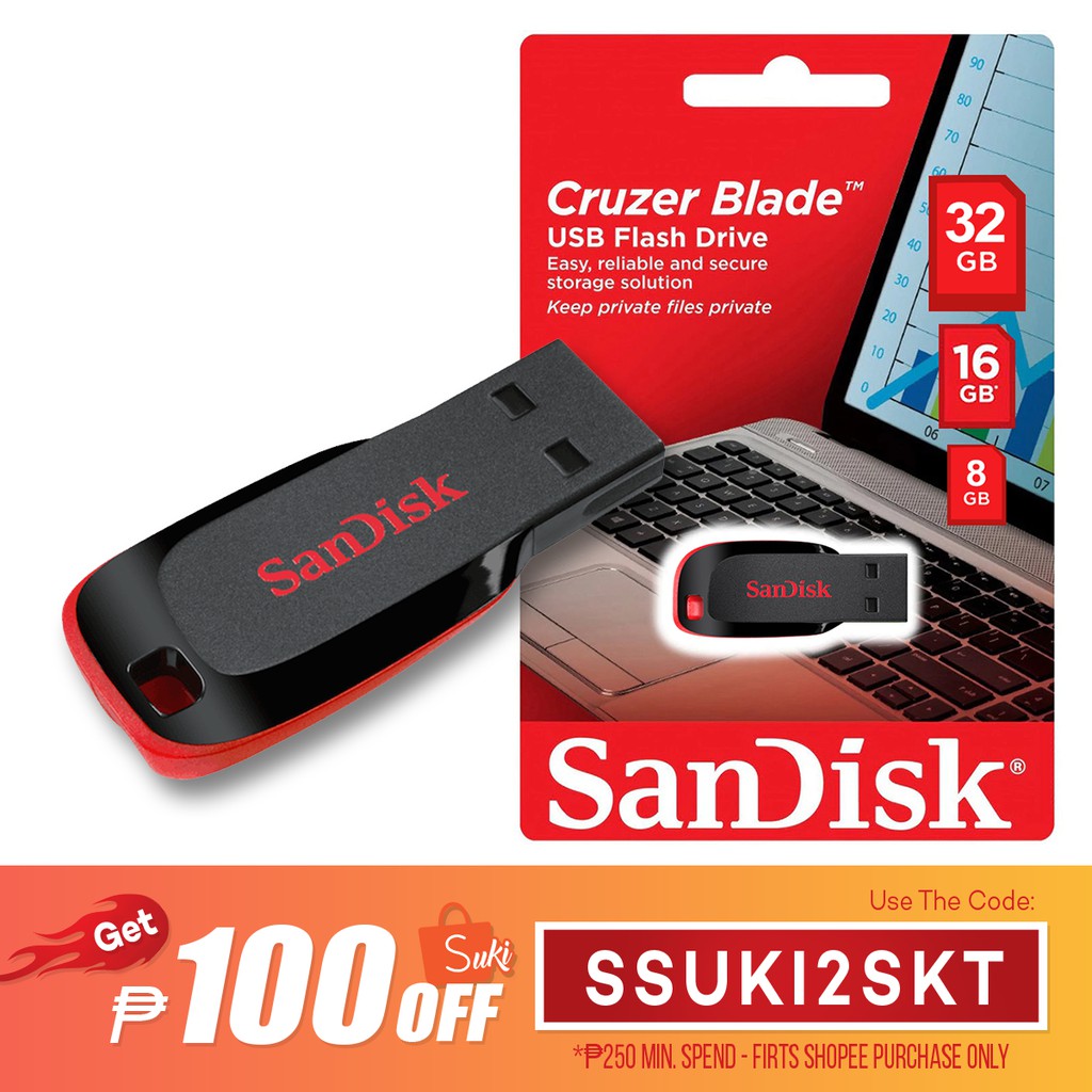 Usb flash sandisk cruzer blade 32 гб обзор