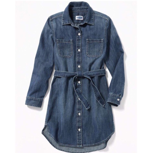 old navy girls denim dress