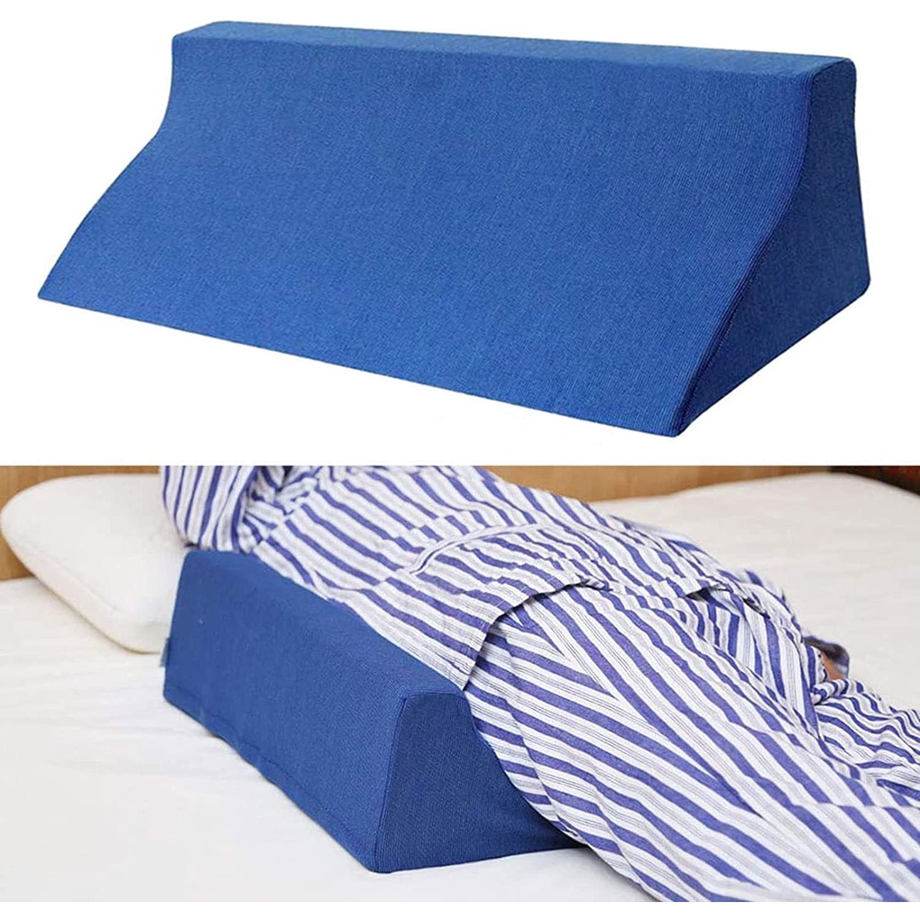 Bed Wedge Pillow for Sleeping Body Position Wedges Back Positioning Elevation Pillows Blue Pray