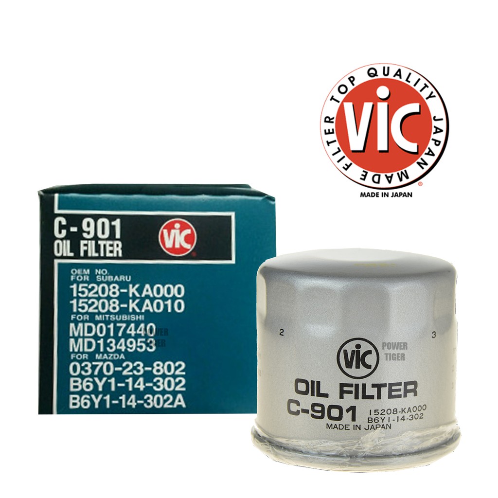 VIC C 901 Oil Filter for Hyundai Eon Accent Picanto Gas Shopee