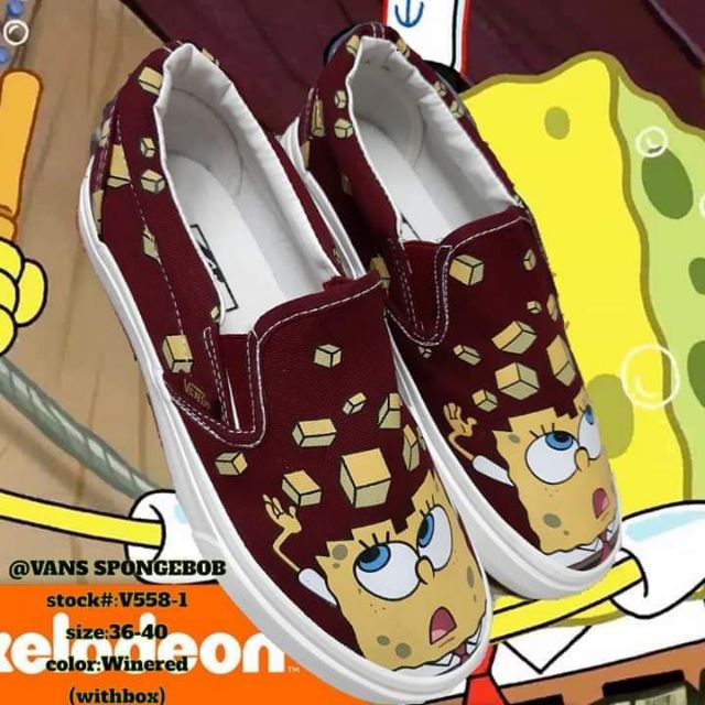 vans spongebob shoes