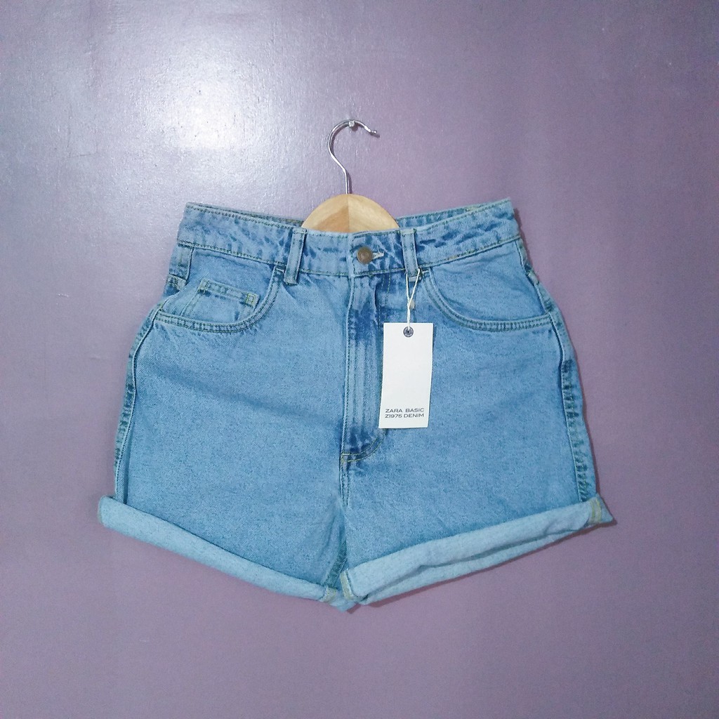 zara mom fit shorts