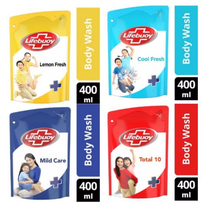 Lifebuoy Liquid Bath Soap 400ml Refill Shopee Philippines