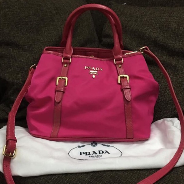 prada nylon two way bag