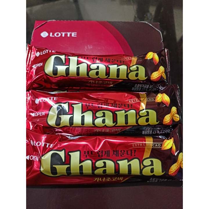 GHANA CHOCOLATE BAR with PEANUTS 45G (SET OF 3) | Shopee Philippines