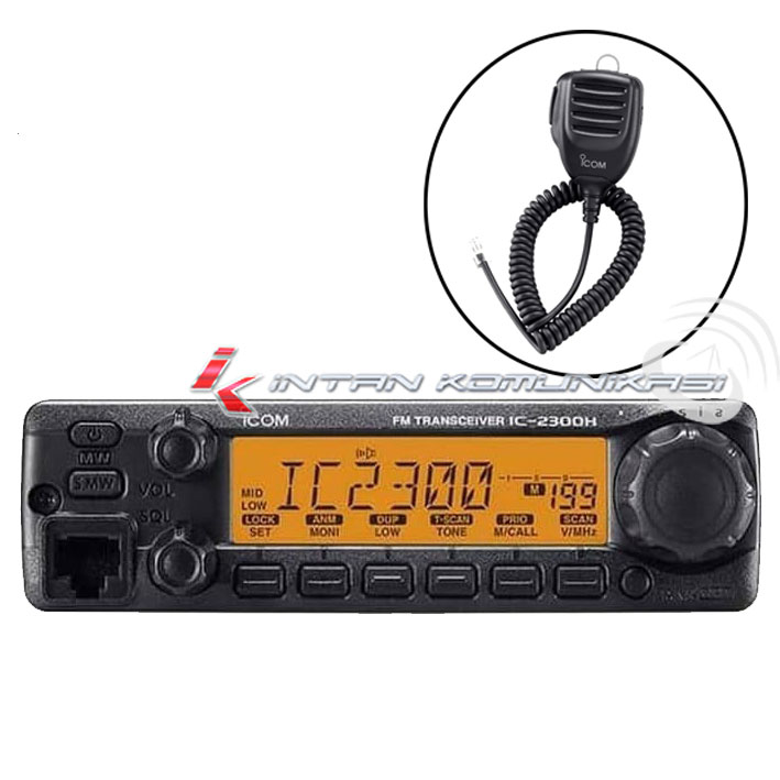 IC2300H VHF Military Standard 65 Watts Base Radio with HM154 Mic