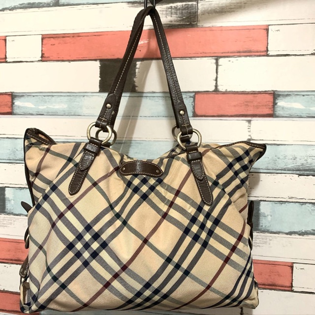 burberry blue label tote