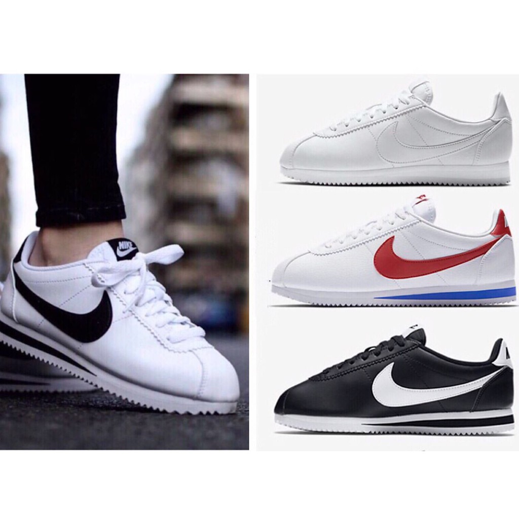 nike women's cortez basic leather