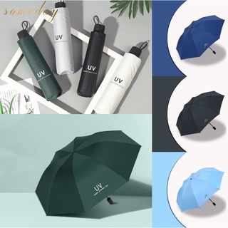 UV Sunscreen Eight Bone Umbrella Protection Sunshade Three Folding