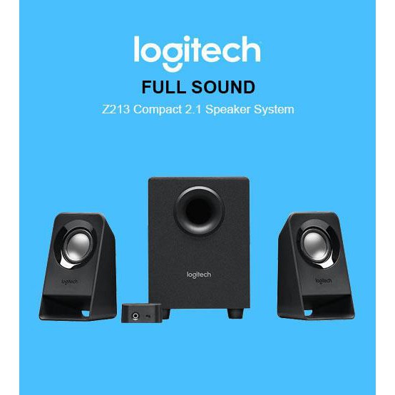 logitech z213 compact 2.1 speaker system