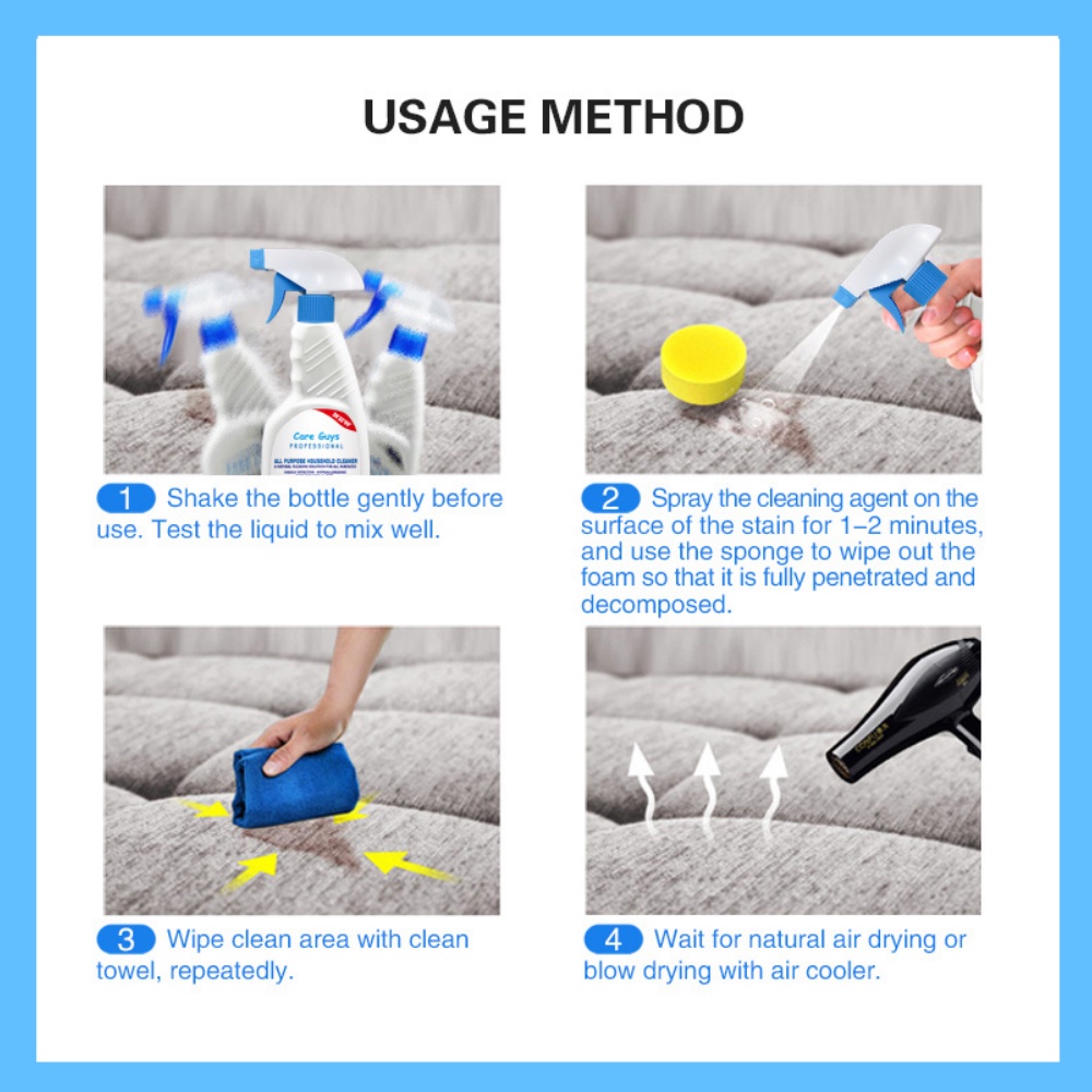 Lemon Scent Fresh All Purpose Cleaner Fabric Carpet Cleaner Toilet