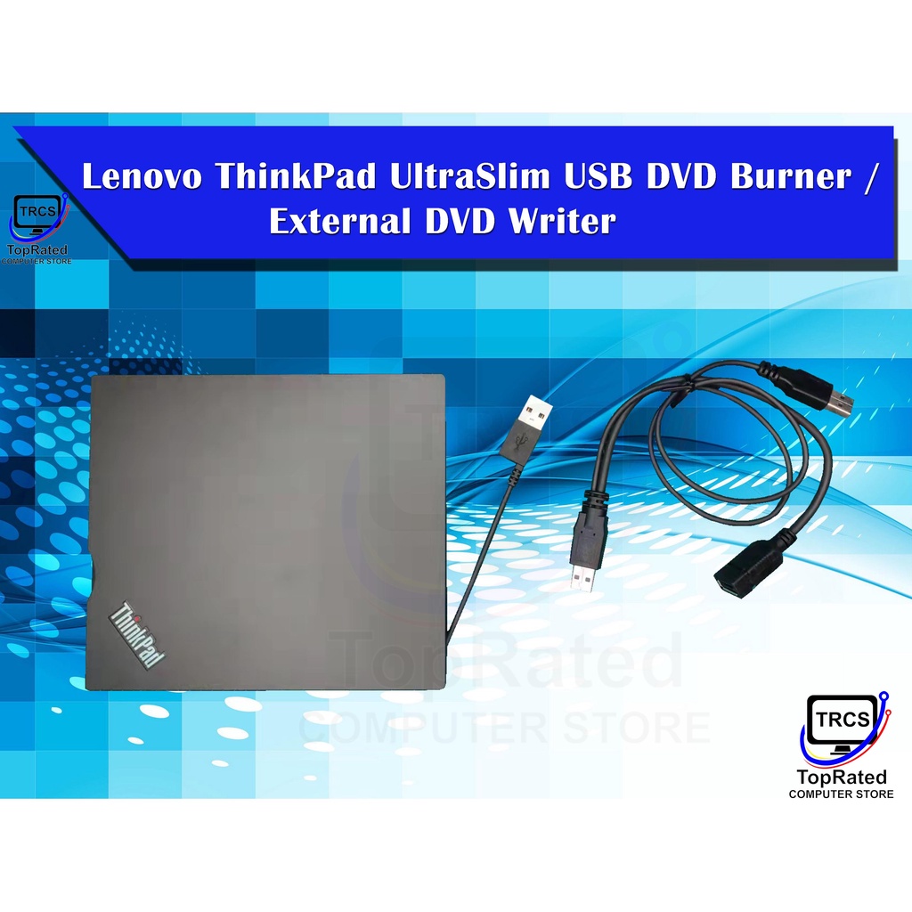 Lenovo ThinkPad UltraSlim USB DVD Burner / External DVD Writer Shopee