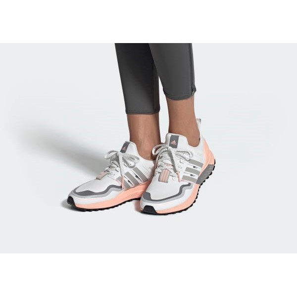 white and pink adidas ultraboost